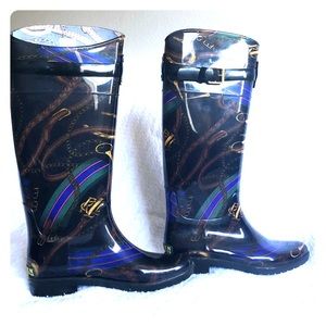 Ralph Lauren rain boots.  Rossalyn style.